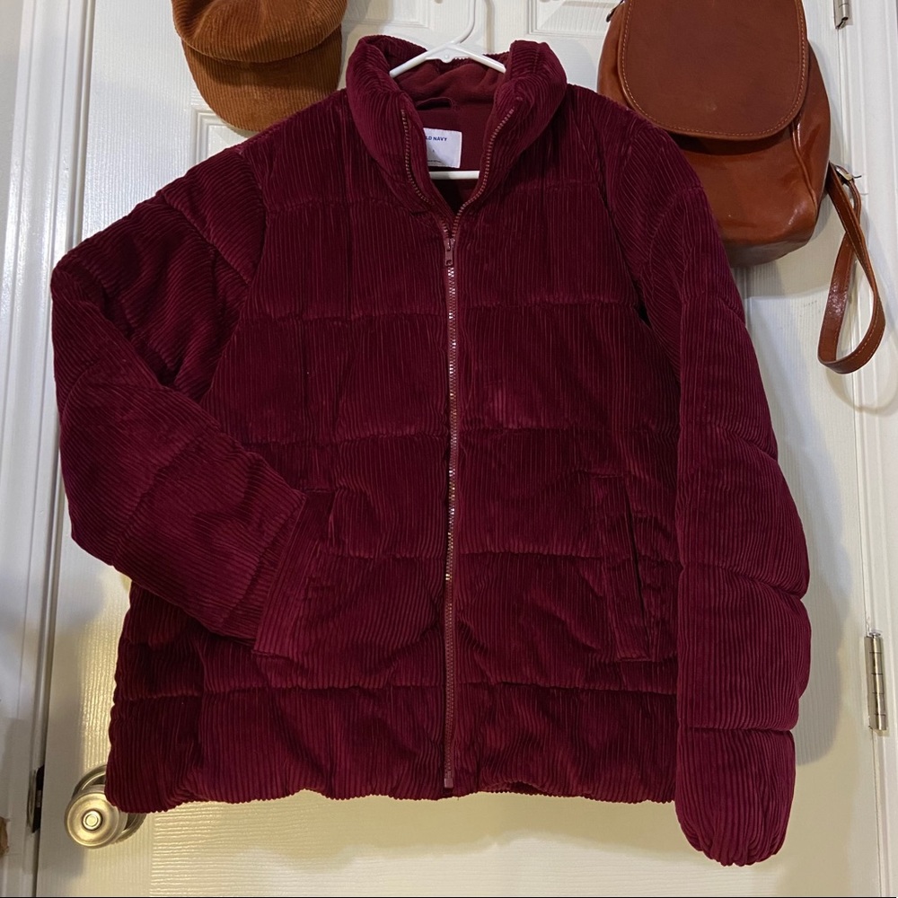 Corduroy Puffer Jacket